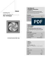 Ventilating Fan FV 15TGUZ PDF
