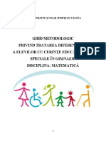 Ghid Metodologic CES Matematica PDF