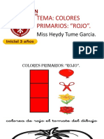 Habilidades Matematicas, Color Rojo.