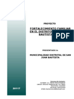 Proyecto Fortalecimiento Familiar - Ica