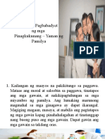 Wastong Pagbabadyet NG Mga Pinagkukunang - Yaman NG Pamilya