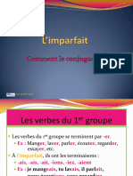 L'imparfait Conjugaison