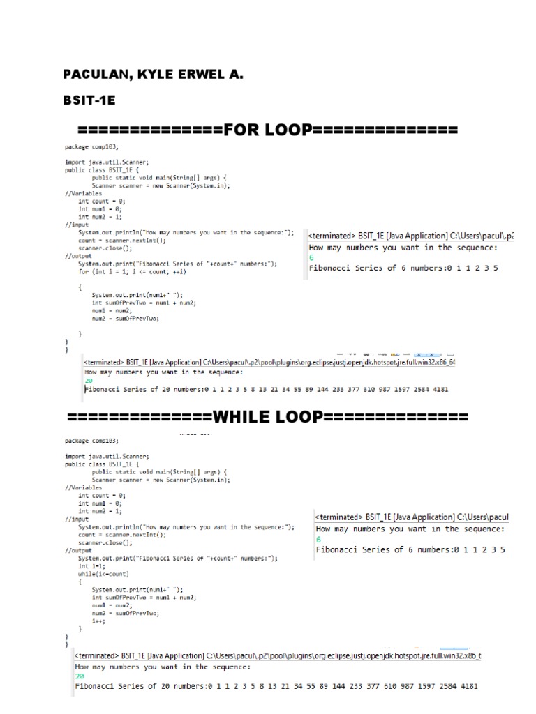 Fibonacci | PDF
