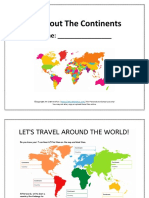 All About The Continents PDF