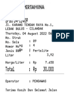 SPBU Cilandak Jual Pertalite 3,92 Liter Rp30.000