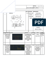 Hoja de proceso de fabricación de mordaza