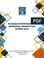 Panduan Penyusunan Proposal Penelitian 2023 - 21 Des