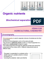 Topic 4 Organic Nutrients Separation Techniques 2023