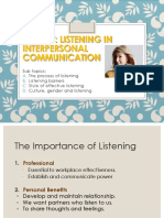 Topic 7 Listening in IPC