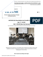 2022 Conference - Register Now! - International Association For Chronic Fatigue Syndrome - Myalgic Encephalomyelitis (IACFS - ME) PDF