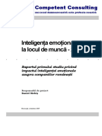 Inteligenta Emotionala La Locul de Munca 2007 - Raport Final PDF