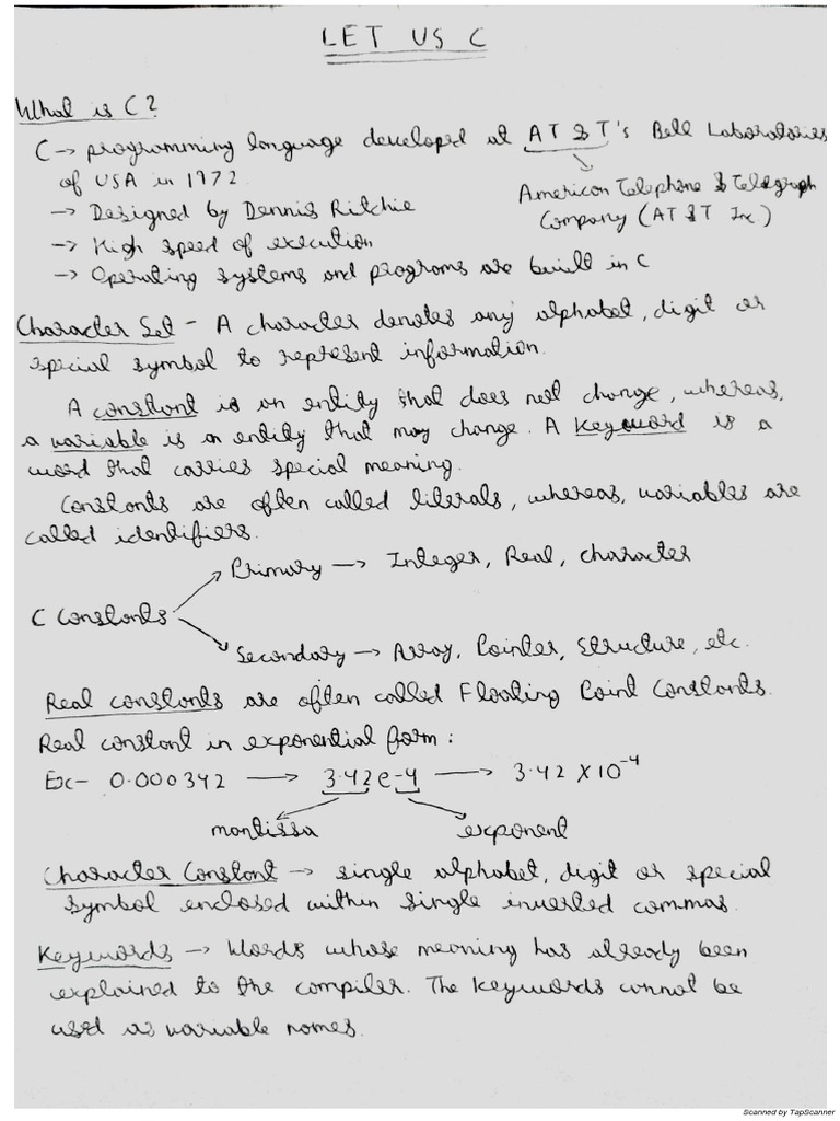 C Notes | PDF