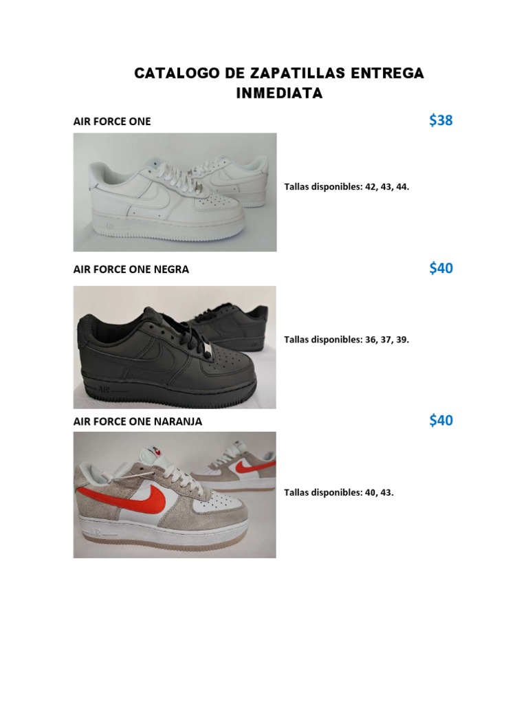 catalogo nike zapatillas