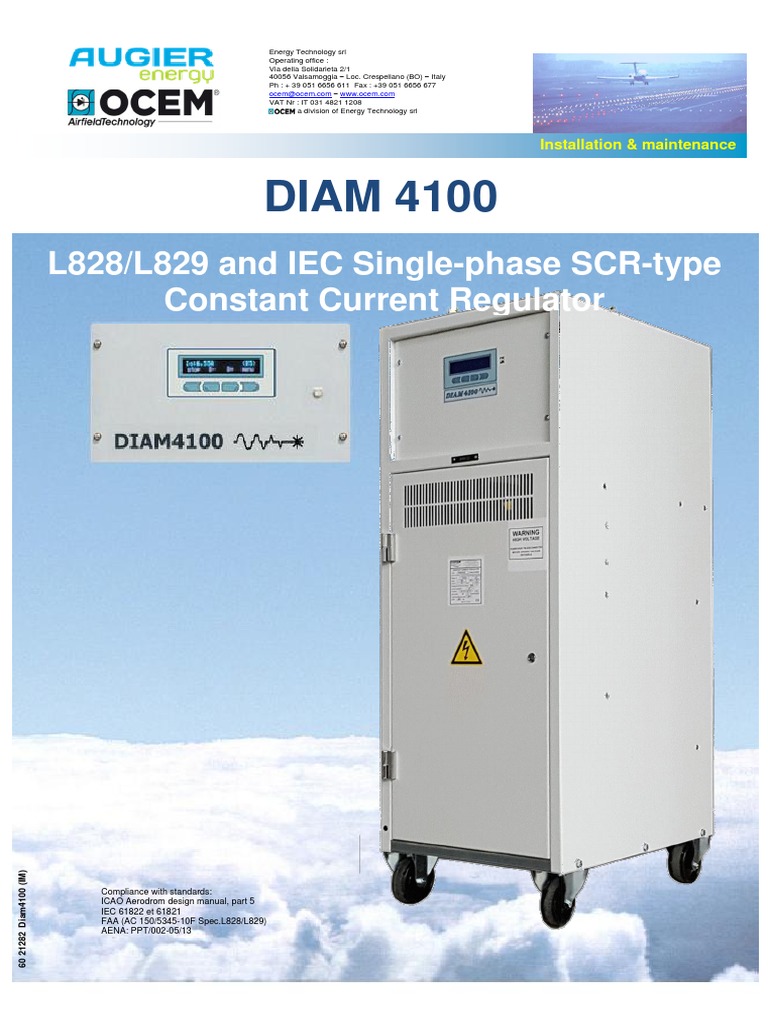 ES MT 0106 - REV1.30 - 24122019 - 6021282 DIAM 4100 Rev 1 30 - EN 2 ...