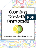Counting Do-A-Dot Printables