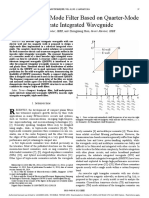 Compact Triple-Mode Filter Based On Quarter-Mode Substrate Integrated Waveguide