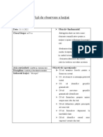 Fişa de Observare A Lecţiei - Clasa 4