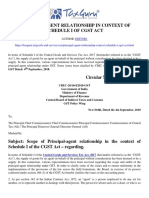 Principal-Agent Relationship in Context of Schedule I of CGST Act - Taxguru - in