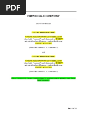 Founders-Agreement
