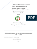 BENOTHMANE - AICHA NIHED - Chimie. - Chimie Physique