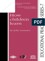 How Children Learn by by Stella Vosniadou