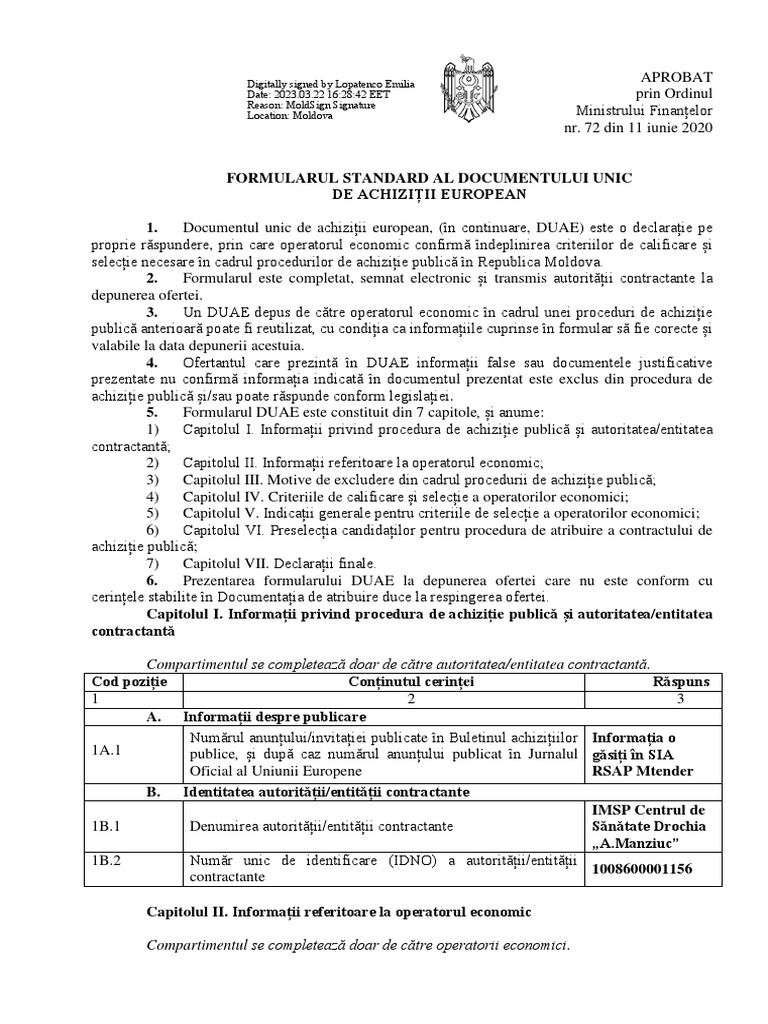 DUAE Semnat | PDF