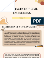 The Practice of Civil Engineering