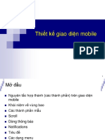 Thiết kế giao diện mobile