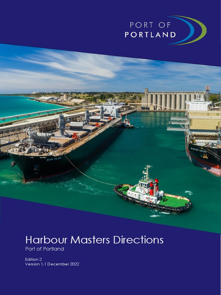 Harbour Masters Directions Edition 2 Version1.1 December 20221 PDF