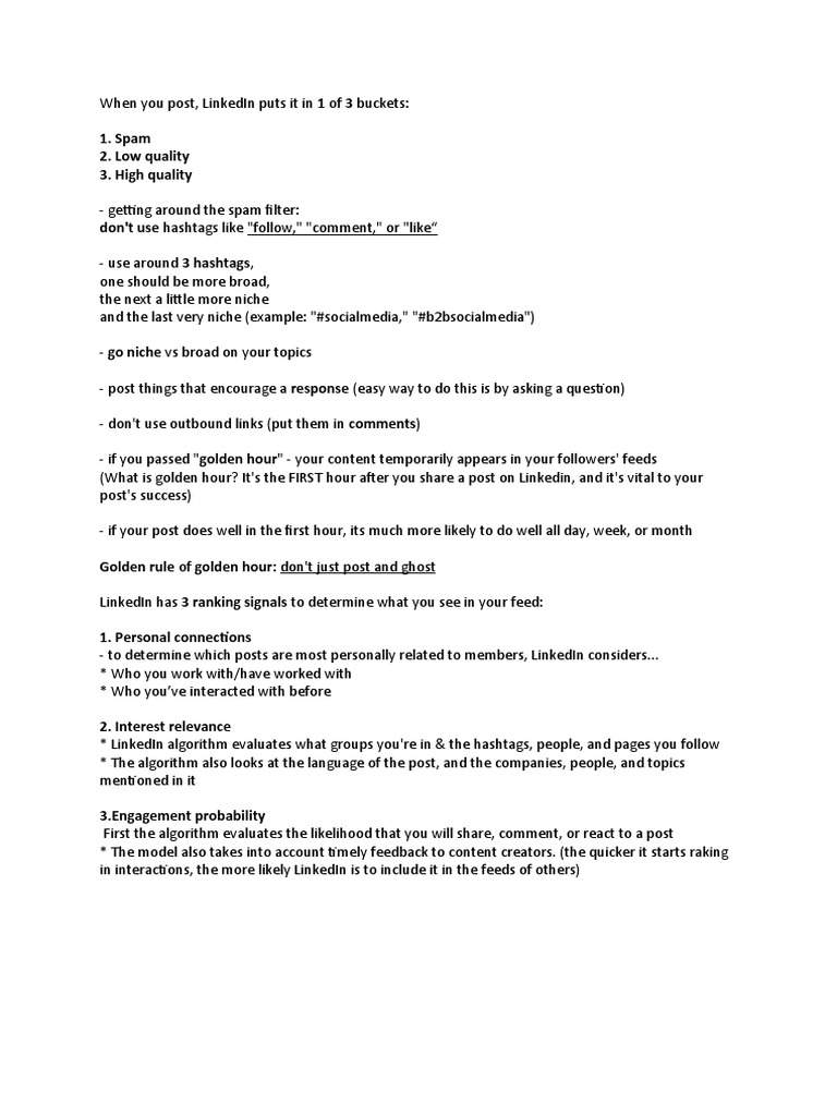 Linkedin Tips Pdf Linked In Social Media