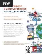 Large Enterprise B Corp Certification Best Practices Guide Edited April2019