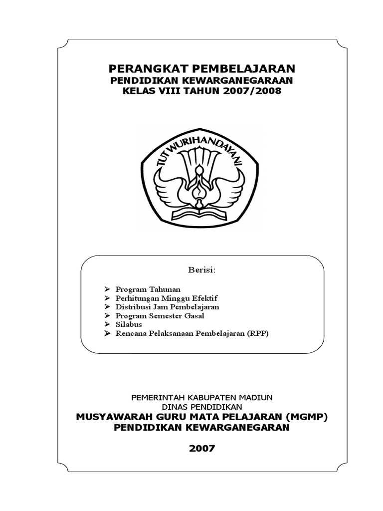 Sampul Perangkat Pembelajaran Viii | PDF