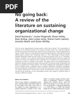 Buchanan Et Al 2005 IJMR Sustainability of Organizational Change PDF