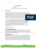 Marketing and Business Brand Manager Job Description Template-52178