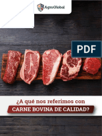 ¿A Qué Nos Referimos Con: Carne Bovina de Calidad?