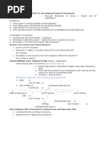 PFRS 10 Consolidated Financial Statement - : (Elimination Entries)