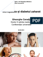 Menopauza Și Diabetul Zaharat: Gheorghe Caradja