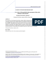 EFSA Journal - 2014 - Conclusion On The Peer Review of The Pesticide Risk Assessment of The Active Substance