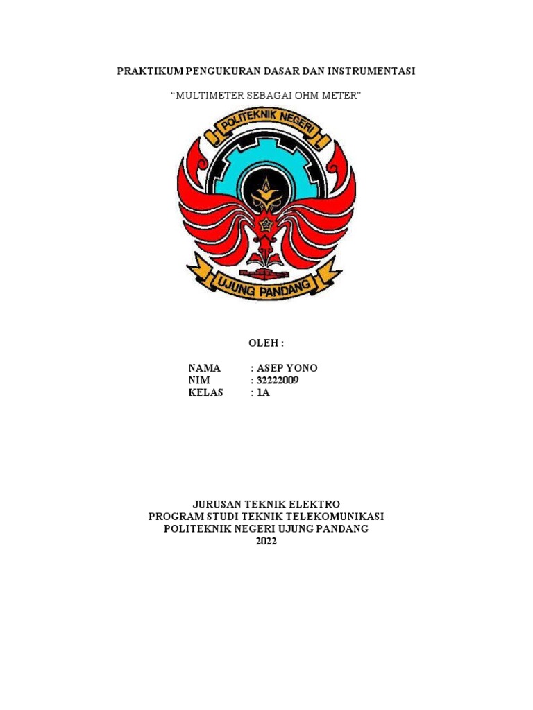 Laprak Multimeter Sebagai Ohm Meter PDF
