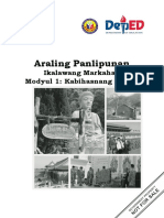 Araling Panlipunan: Ikalawang Markahan Modyul 1: Kabihasnang Asyano