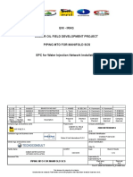 ENI Zubair Oil Field Water Injection Network Piping MTO