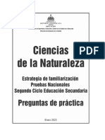 Cuadernillo Práctica Ciencias de La Naturaleza Sexto Secundaria Familiarización