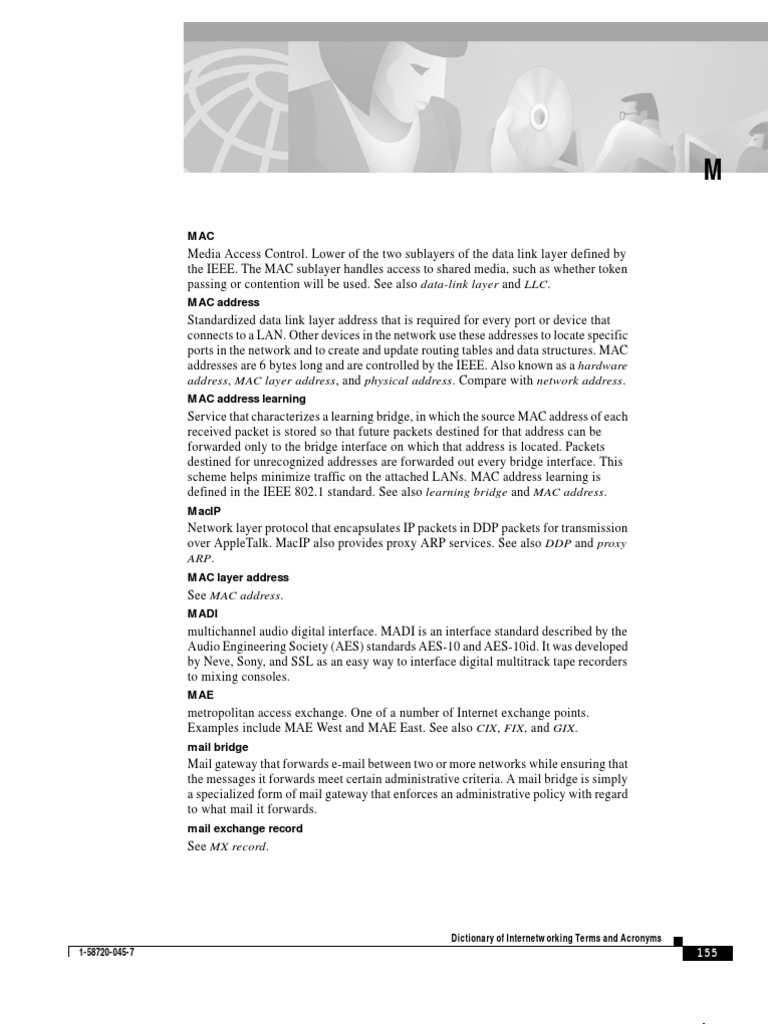 Networking Terms & Acronyms Guide | PDF | Multicast | Computer Network