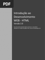 [HTML 2.0] Introdução ao Desenvolvimento Web