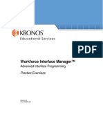Workforce Int MNGR v8 Advanced Int Prog (Practice)
