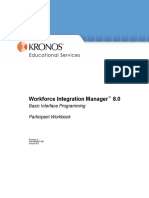 Workforce Int MNGR v8 Basic Int Prog (Participant)