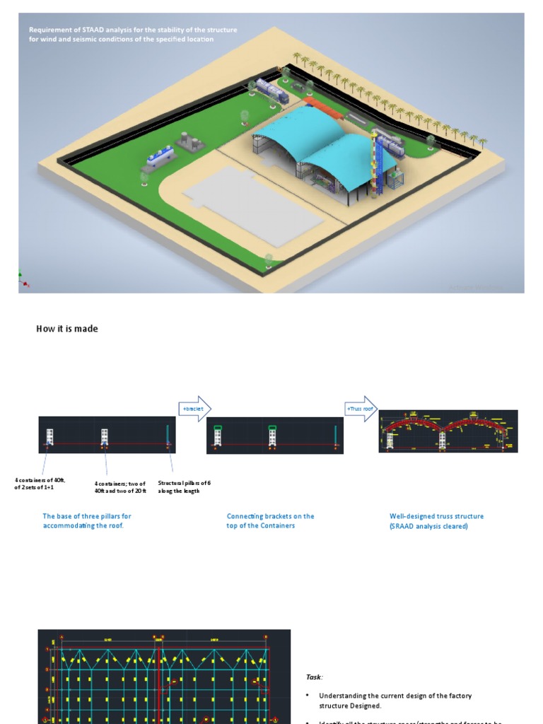 STAAD Analysis for Structural Stability | PDF
