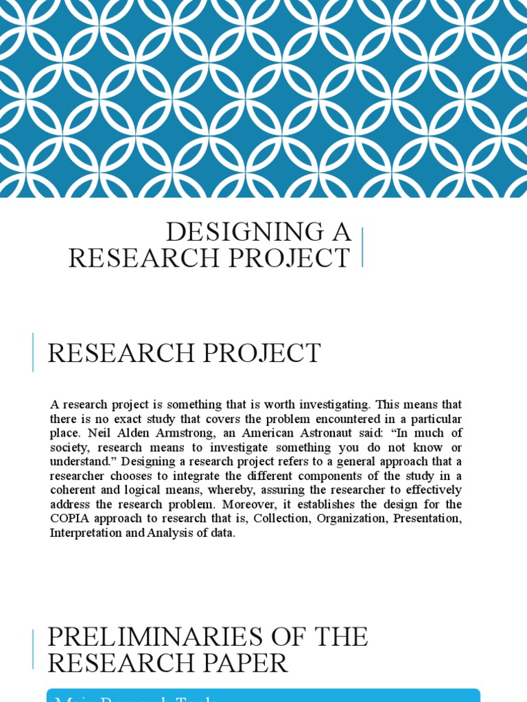 designing a research project pdf