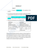 Winding up by Tribunal or Compulsory Winding Up