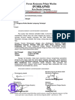 surat undangan ROHIS FORKAPMI BANDAR LAMPUNG